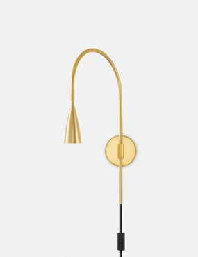 Milford Plug-In Sconce minimalist reading light