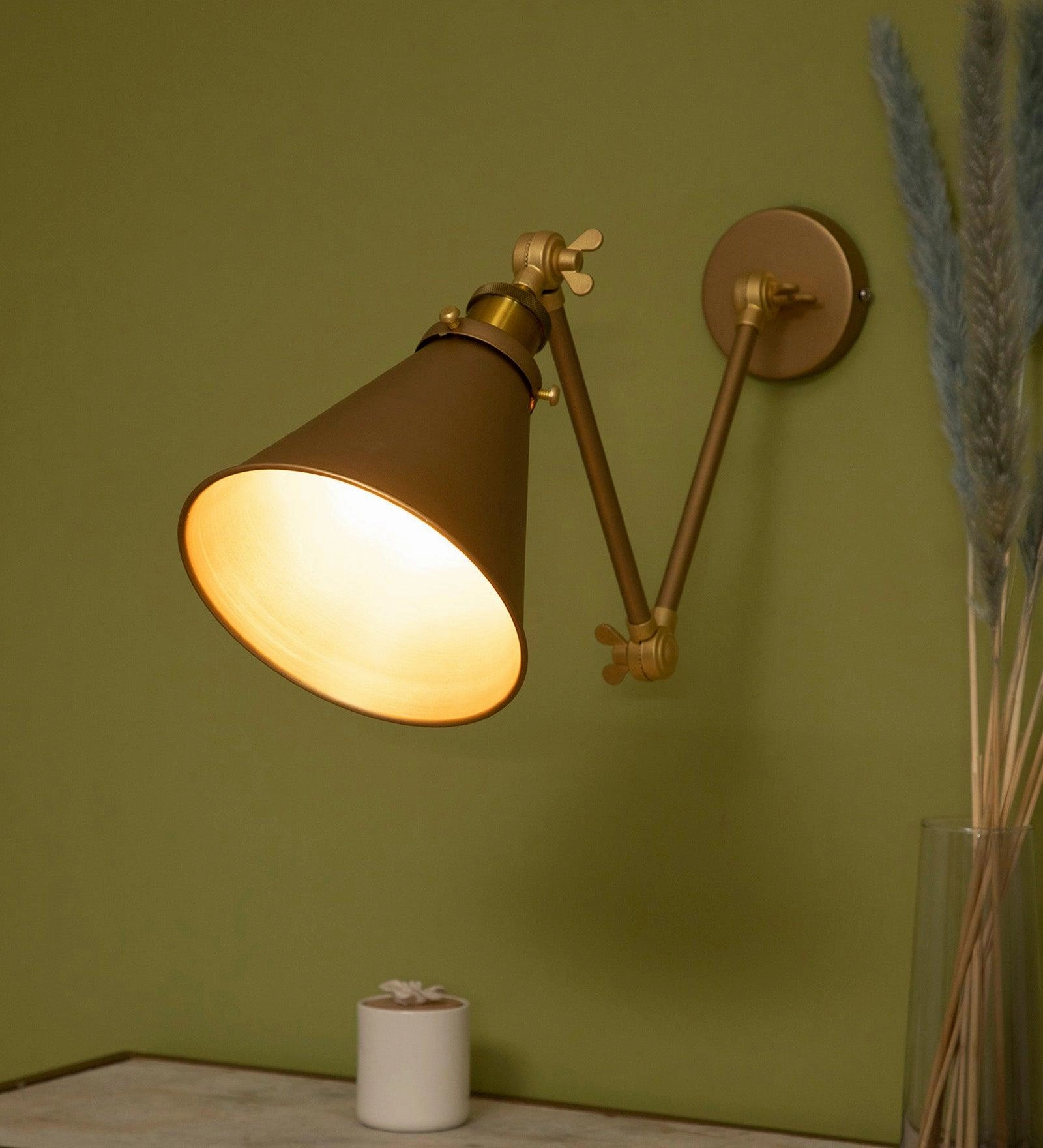 Mimmic Gold Wall Sconce vintage desk lamp