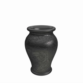 Ming Planter and Champagne Cooler indoor ambient light