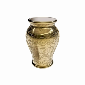 Ming Stool and Sidetable Metal Finish indoor ambient light