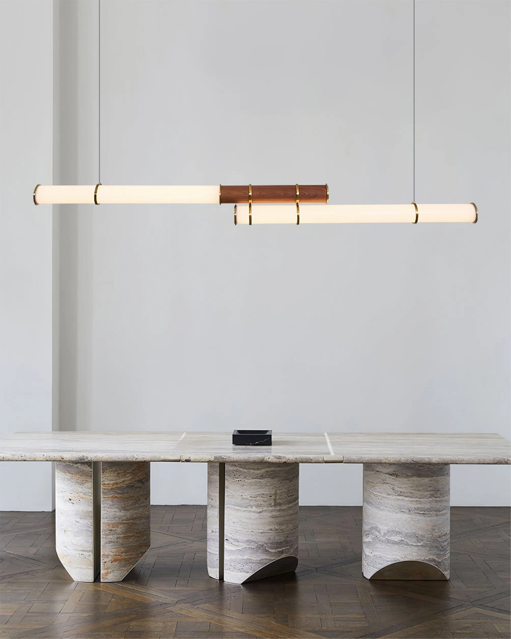 Mini Endless Double Chandelier