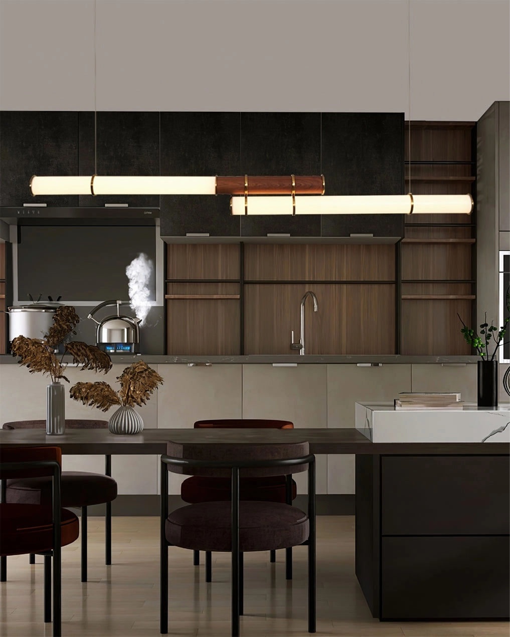 Mini Endless Double Chandelier
