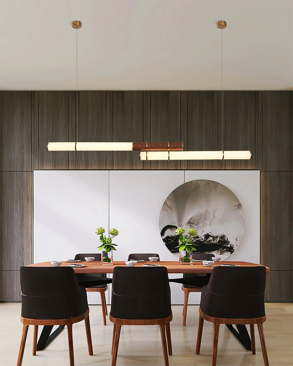 Mini Endless Double Chandelier