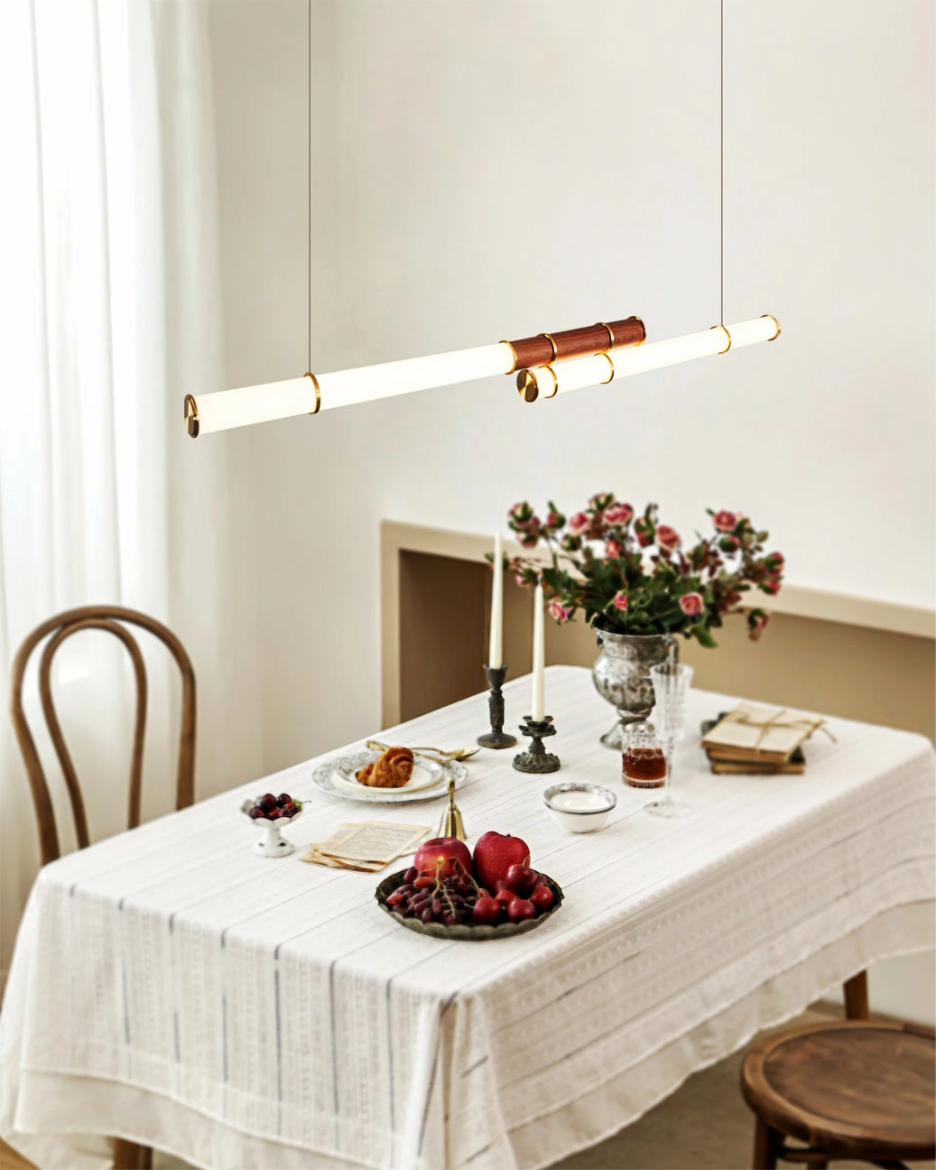 Mini Endless Double Chandelier