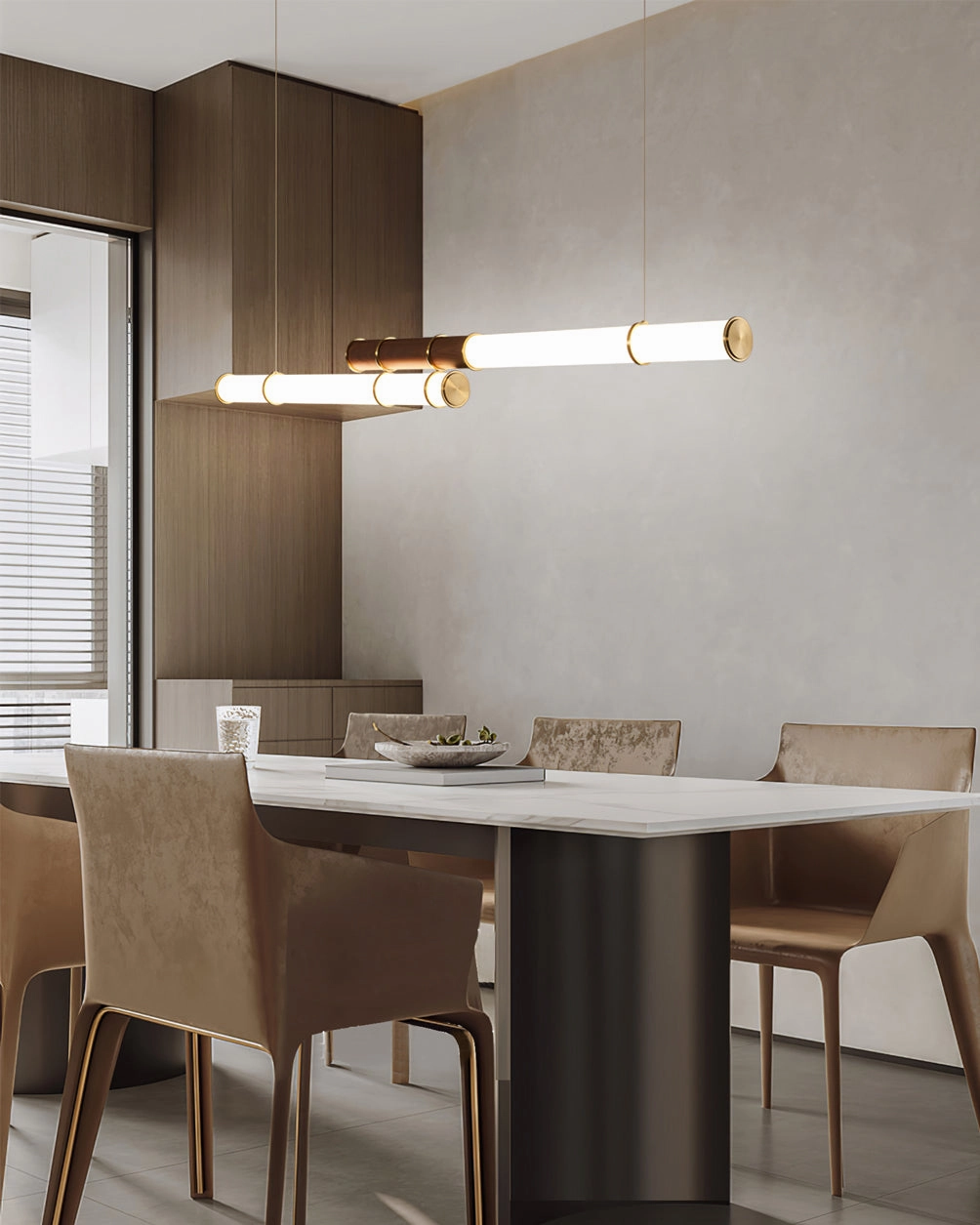 Mini Endless Double Chandelier
