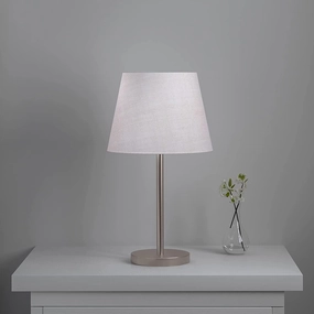 Modern & Sleek Stainless Steel Silver Finish Table Lamp 10 Inches Louis Poulsen chandelier