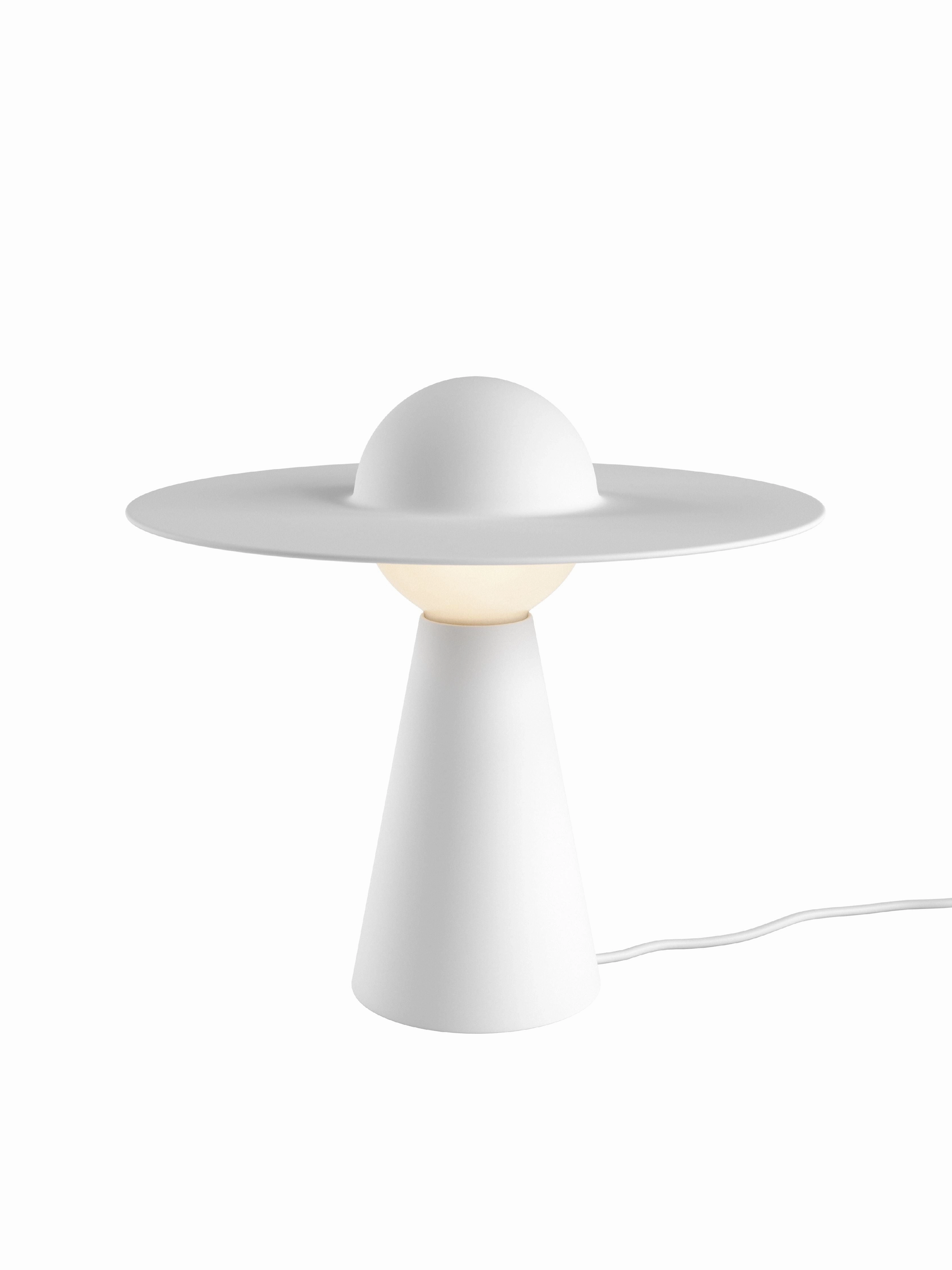 Moebe Ceramic Table Lamp, White