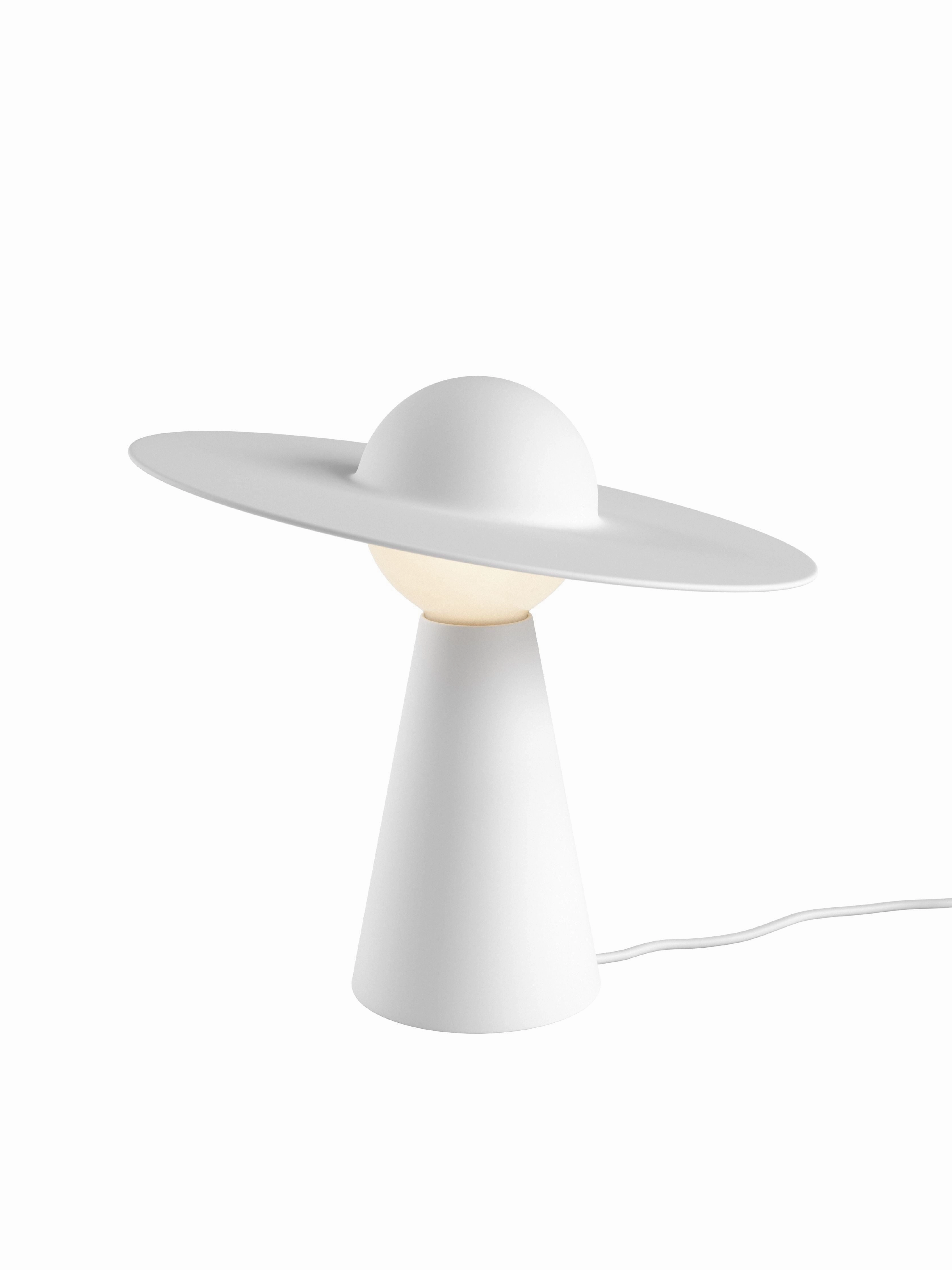 Moebe Ceramic Table Lamp, White