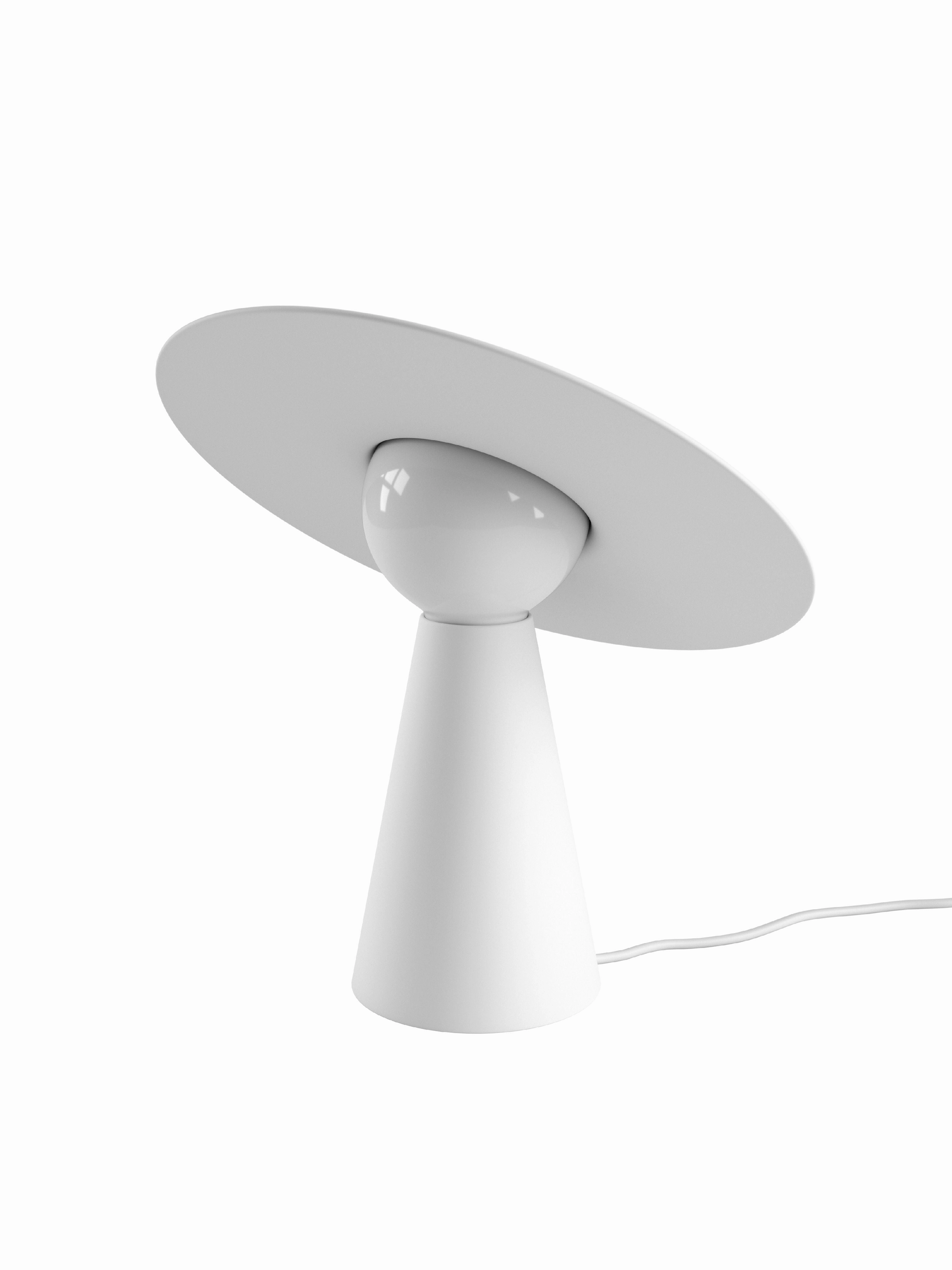 Moebe Ceramic Table Lamp, White