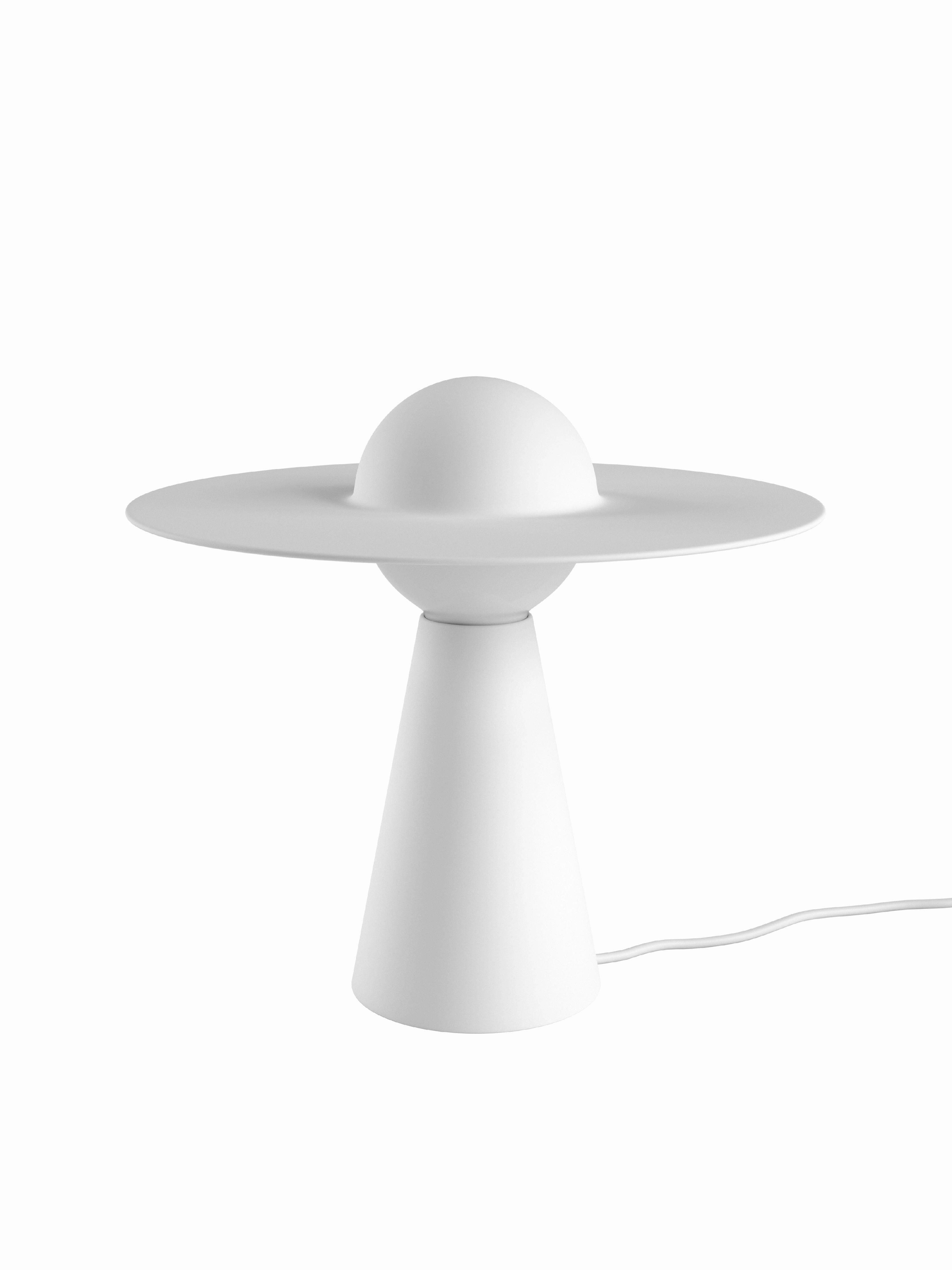 Moebe Ceramic Table Lamp, White