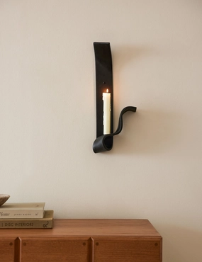 Moonara Candle Sconce by SIN minimalist reading light