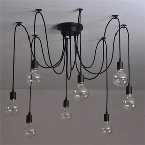 Mordern 8 Bulb Chandelier By SS Lightings contemporary ceiling fixture