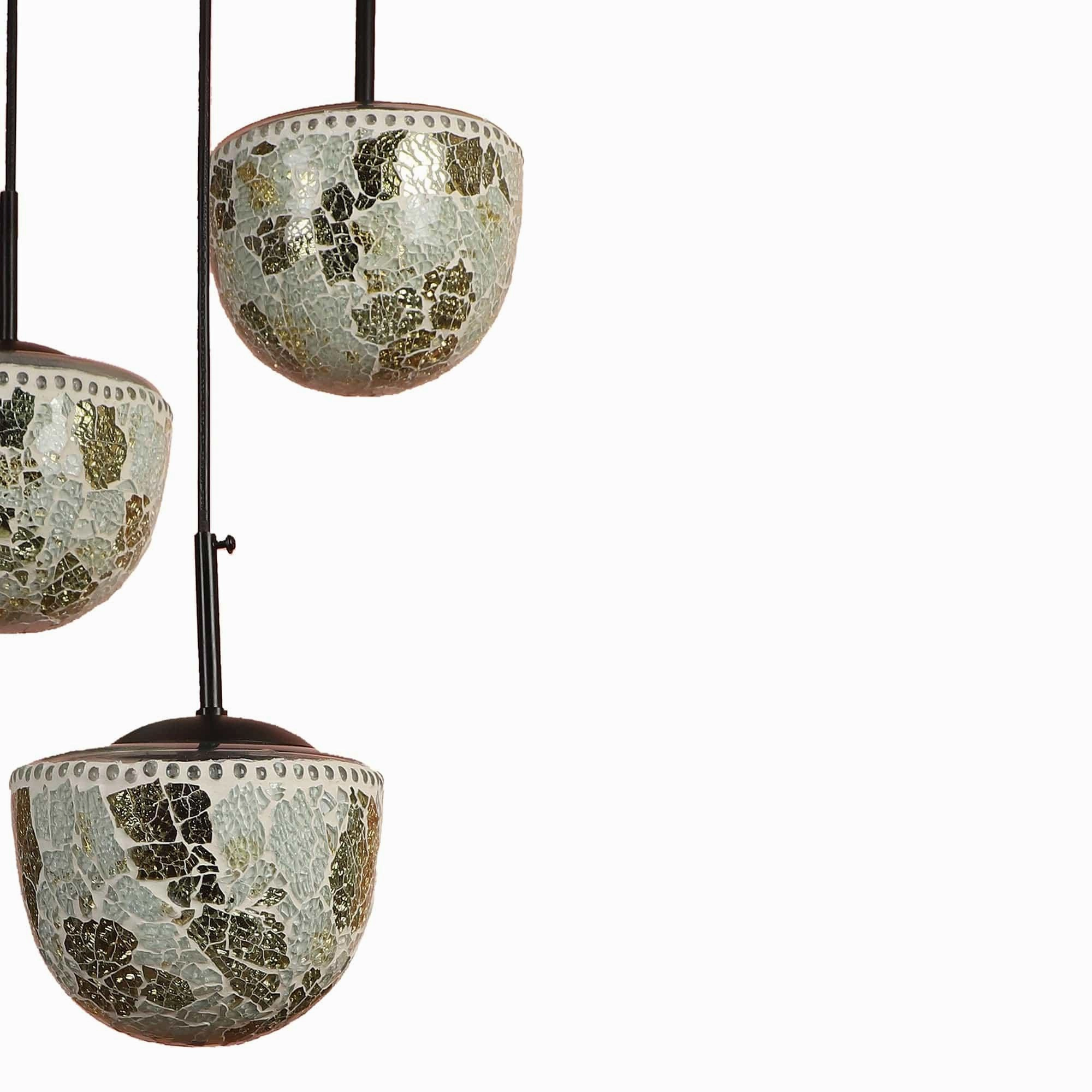 Multicolour  Metal 3 Hanging Light
