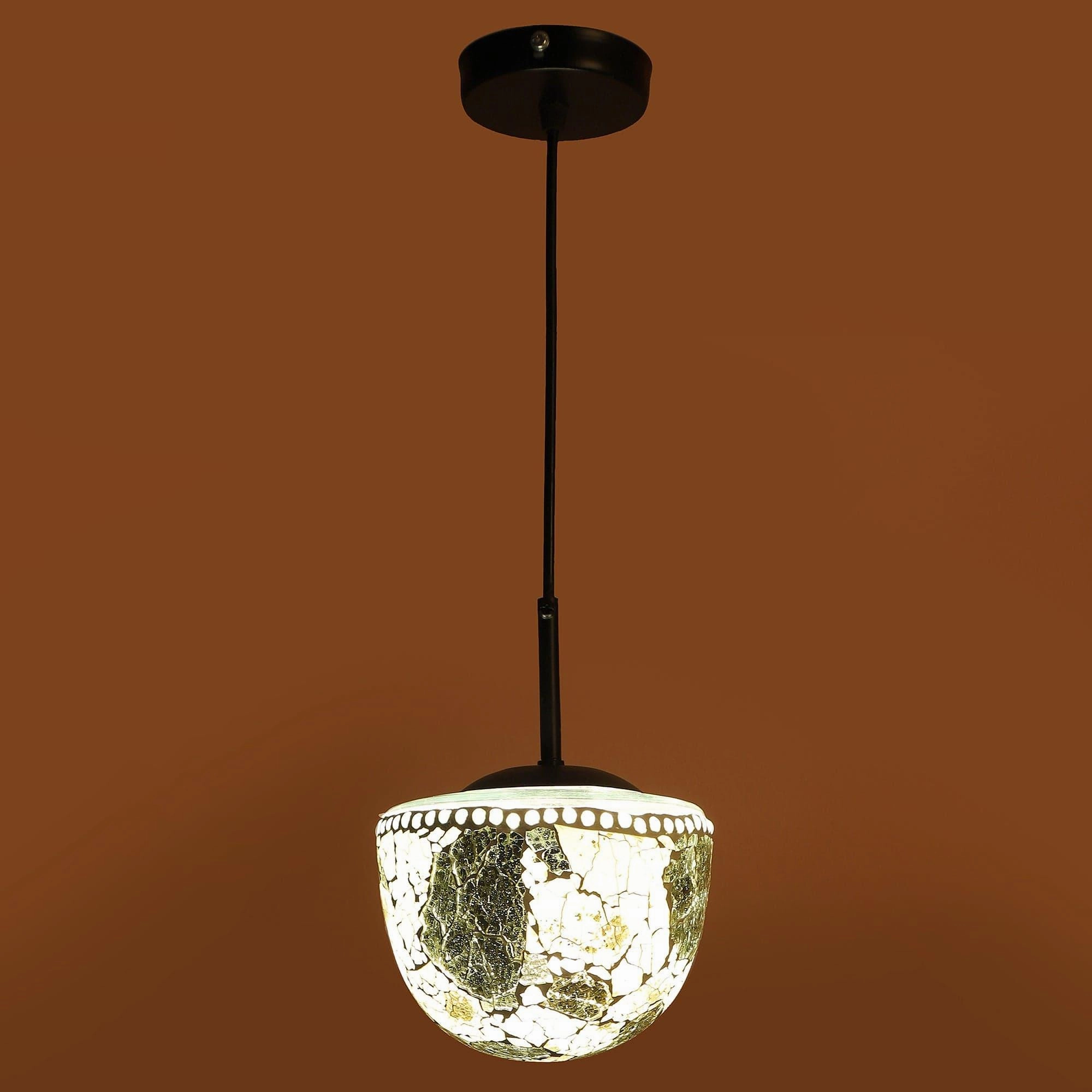 Multicolour  Metal Single Hanging Light