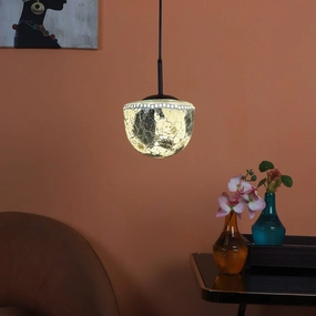 Multicolour  Metal Single Hanging Light contemporary ceiling fixture