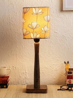 Mustard Flora Wooden Lamp Louis Poulsen chandelier