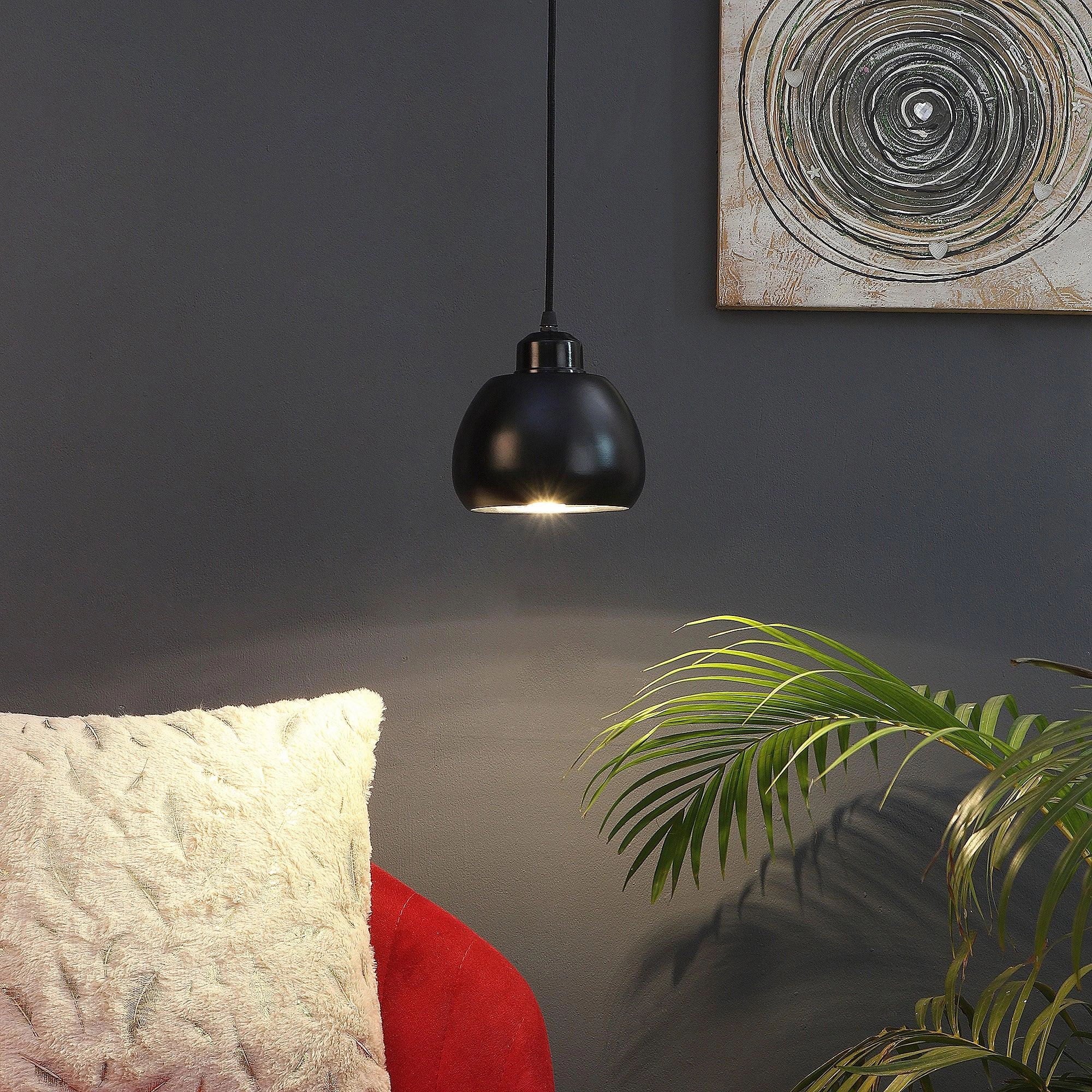 Muuto Black Metal Hanging Light by SS Lightings