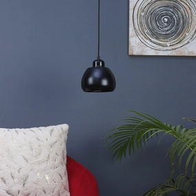 Muuto Black Metal Hanging Light by SS Lightings contemporary ceiling fixture