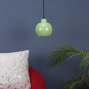 Muuto Green Metal Hanging Light by SS Lightings contemporary ceiling fixture