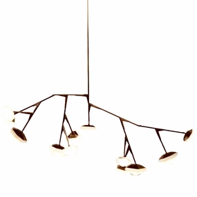 Myriad Chandelier, 12 Long rechargeable bedside light