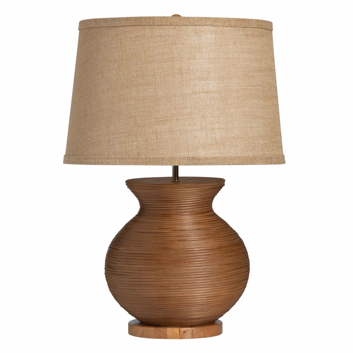 Natural Rattan Woven Lamp Set