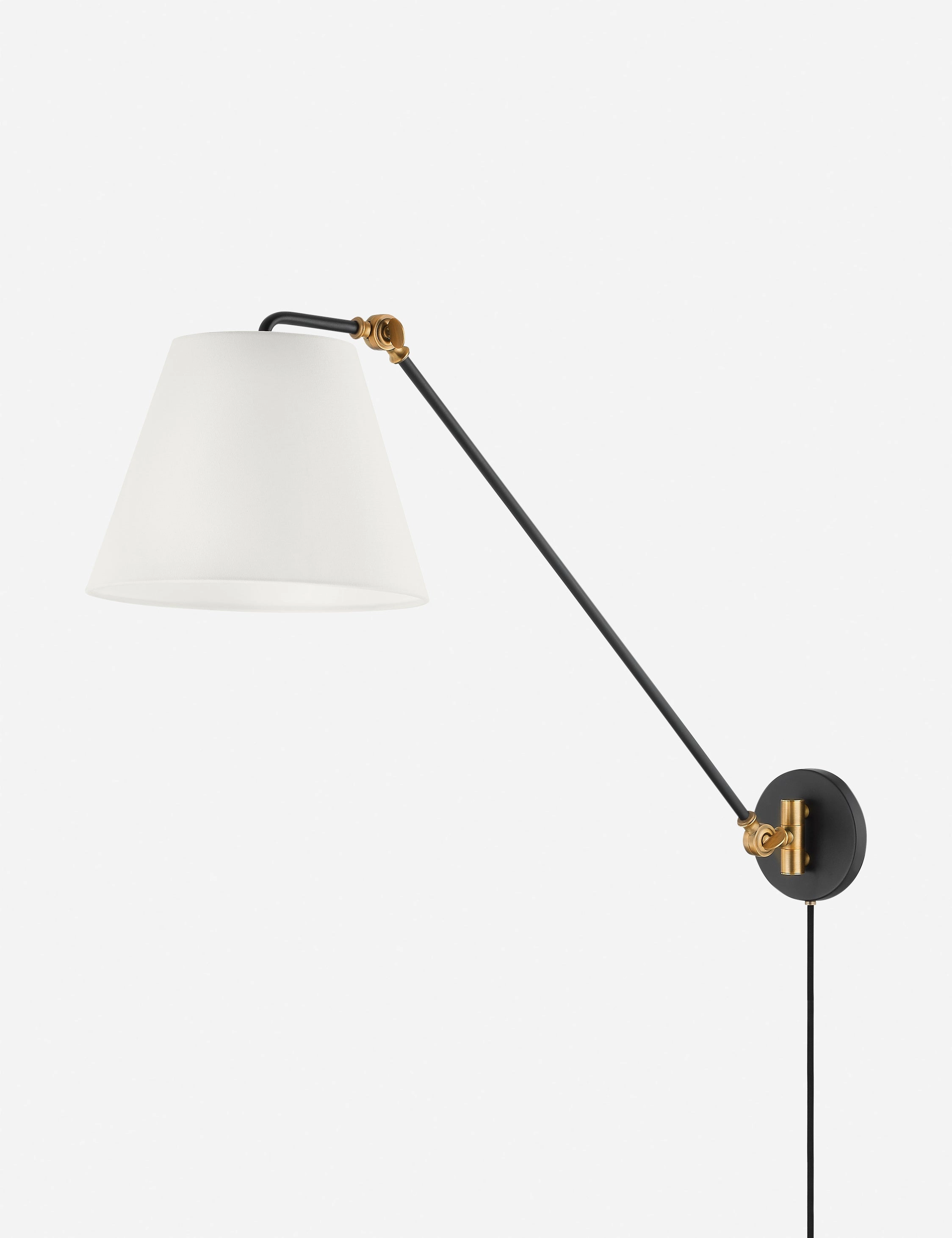 Navin Plug-In Sconce by Colin King x Troy Lighting minimalist reading light