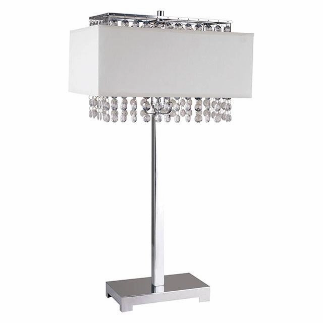 NAYA Table Lamp, Hanging Crystal mini decorative bulb