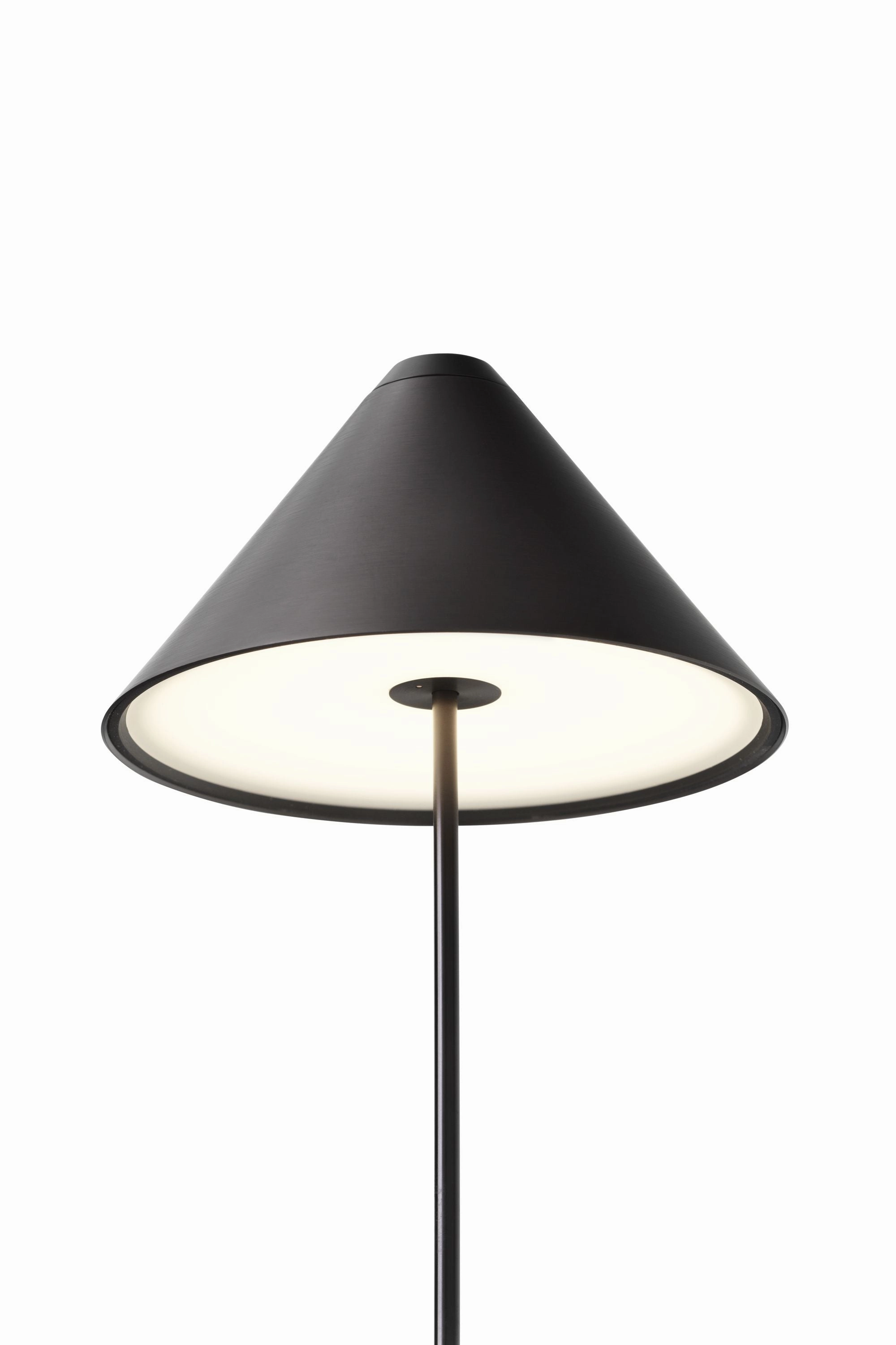New Works Brolly Portable Table Lamp, Black