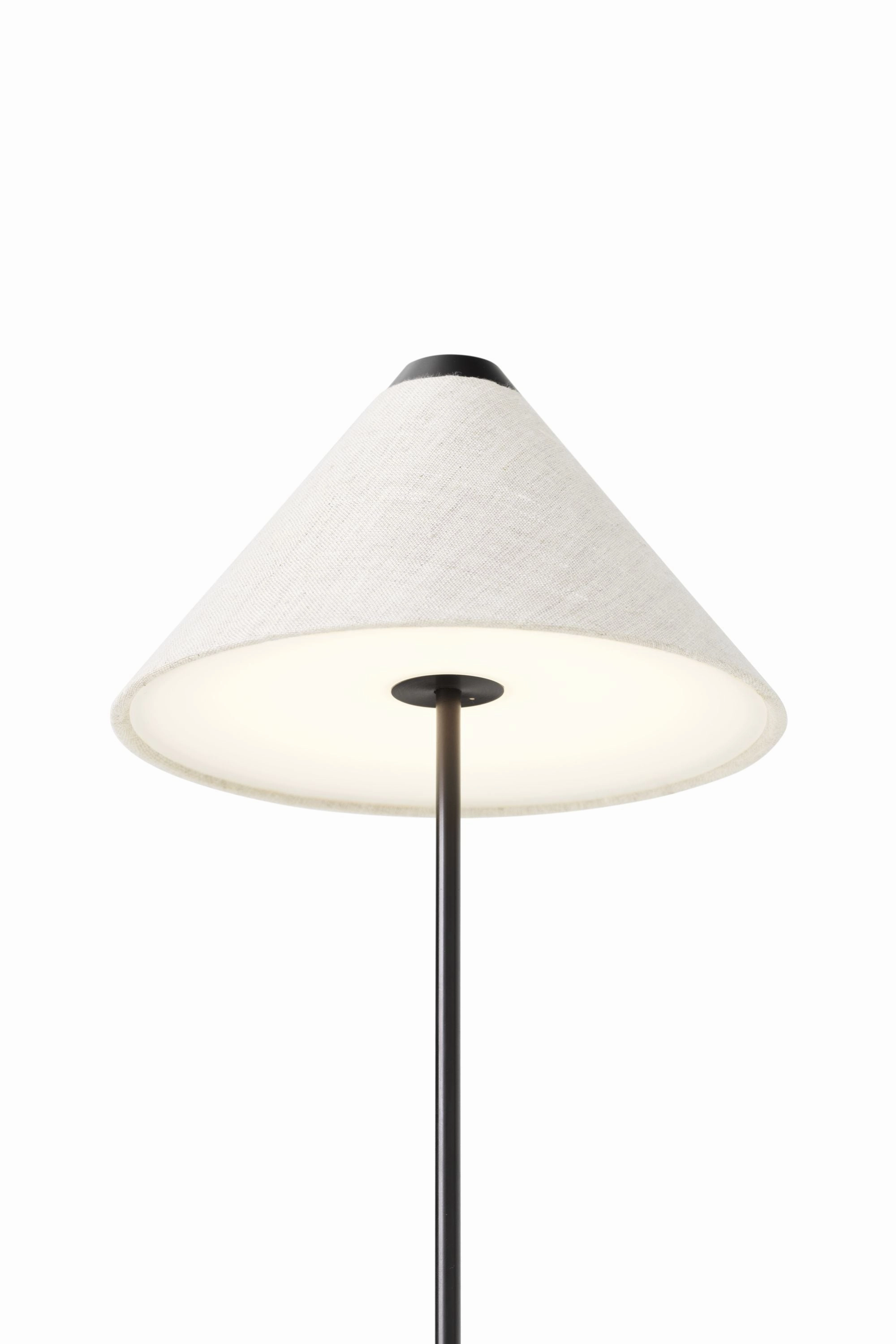 New Works Brolly Portable Table Lamp, Linen