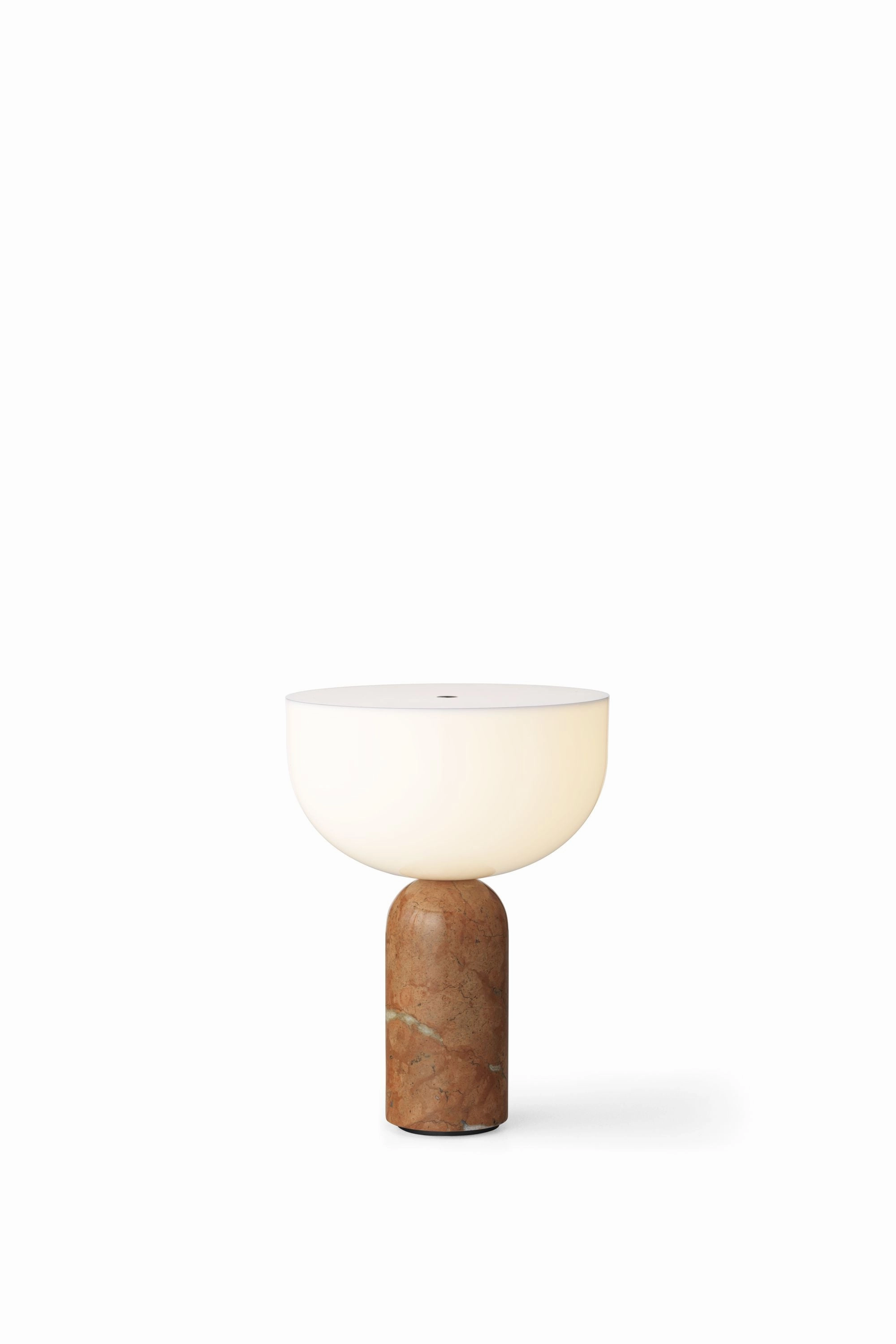 New Works Kizu Portable Table Lamp, Breccia Pernice