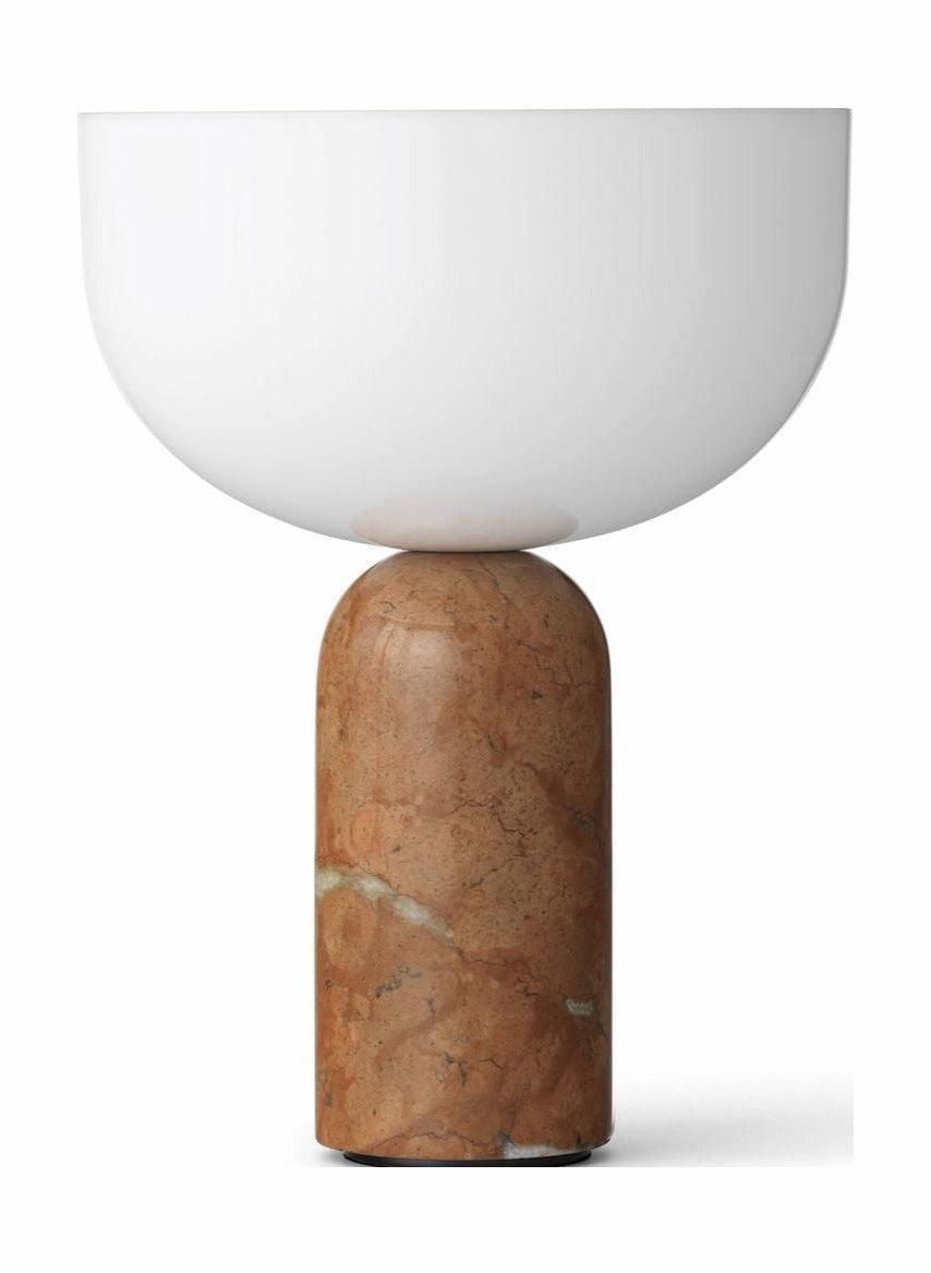 New Works Kizu Portable Table Lamp, Breccia Pernice designer outdoor lamp