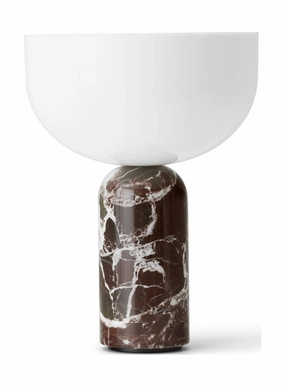New Works Kizu Portable Table Lamp, Rosso Levanto designer outdoor lamp