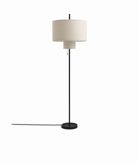 New Works Margin Floor Lamp Powder Coated Metal garden LED light