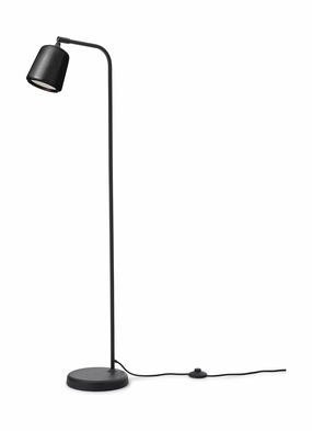 New Works Material Floor Lamp, Black garden LED light
