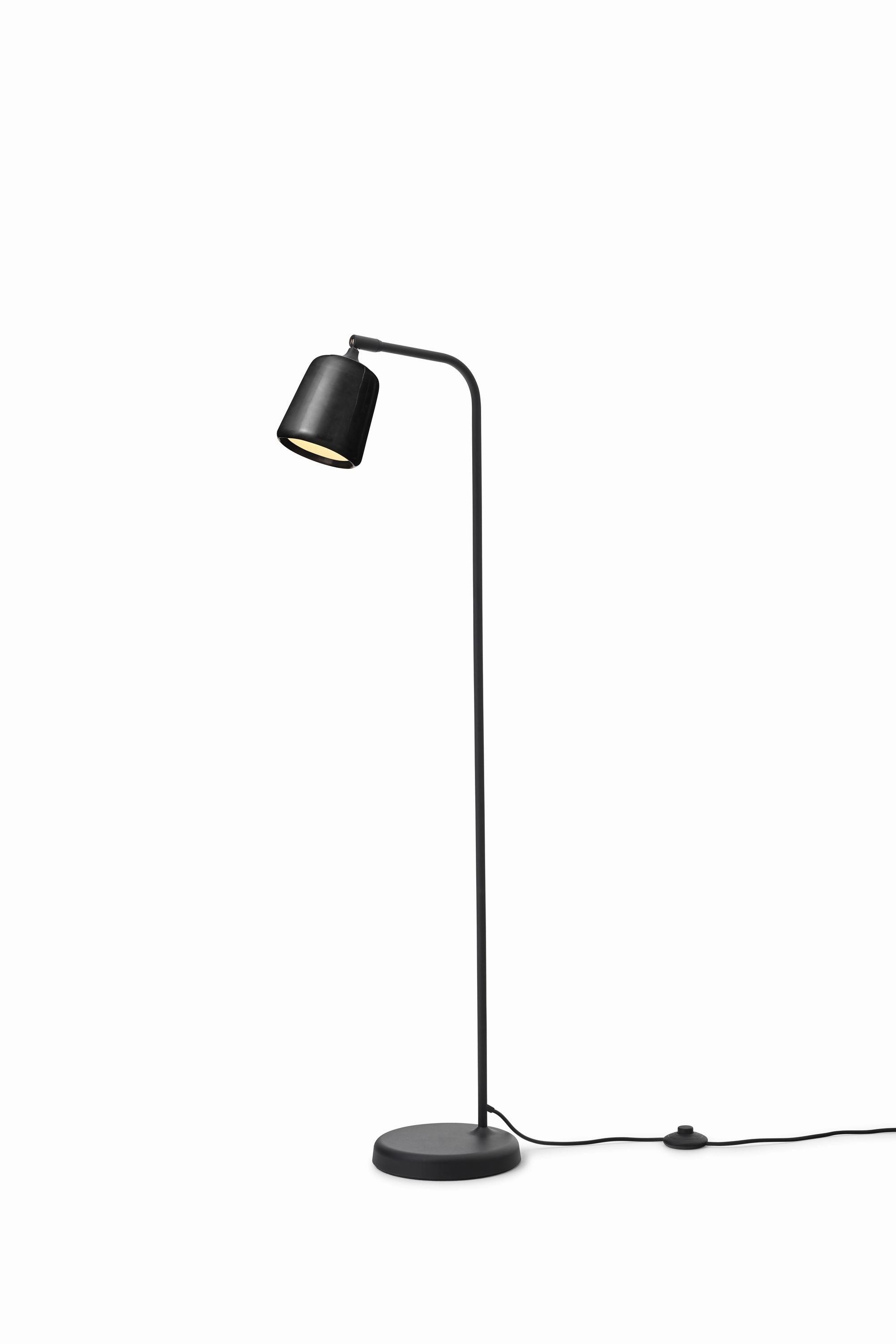 New Works Material Floor Lamp, Black