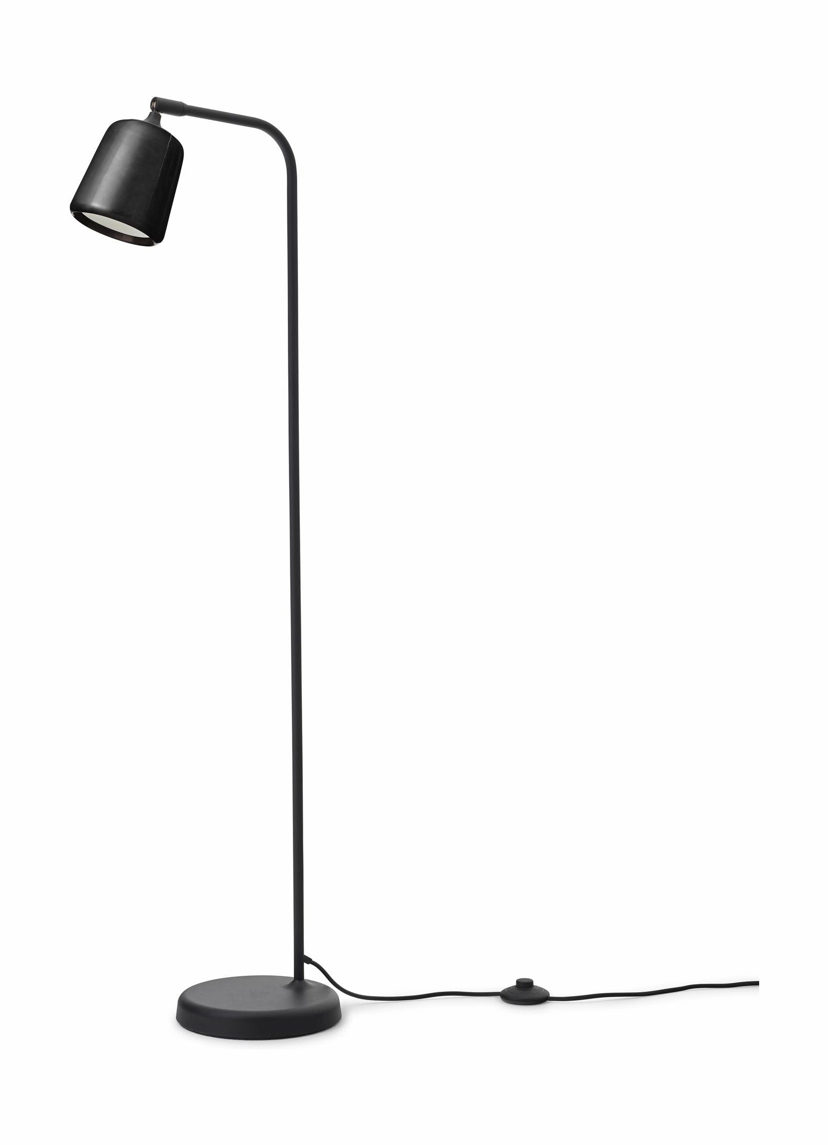 New Works Material Floor Lamp, Black garden LED light