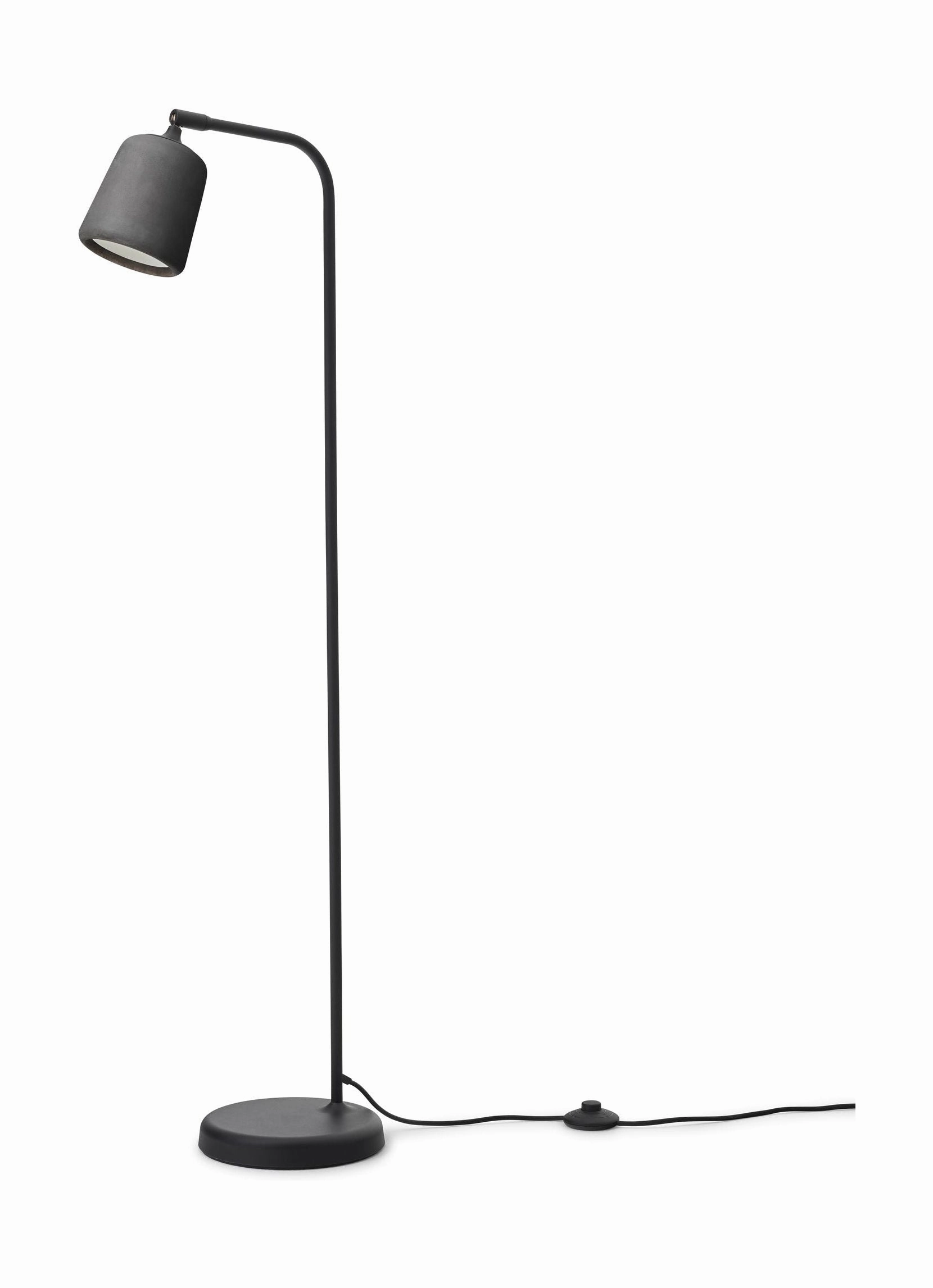New Works Material Floor Lamp, Dark Grey garden LED light