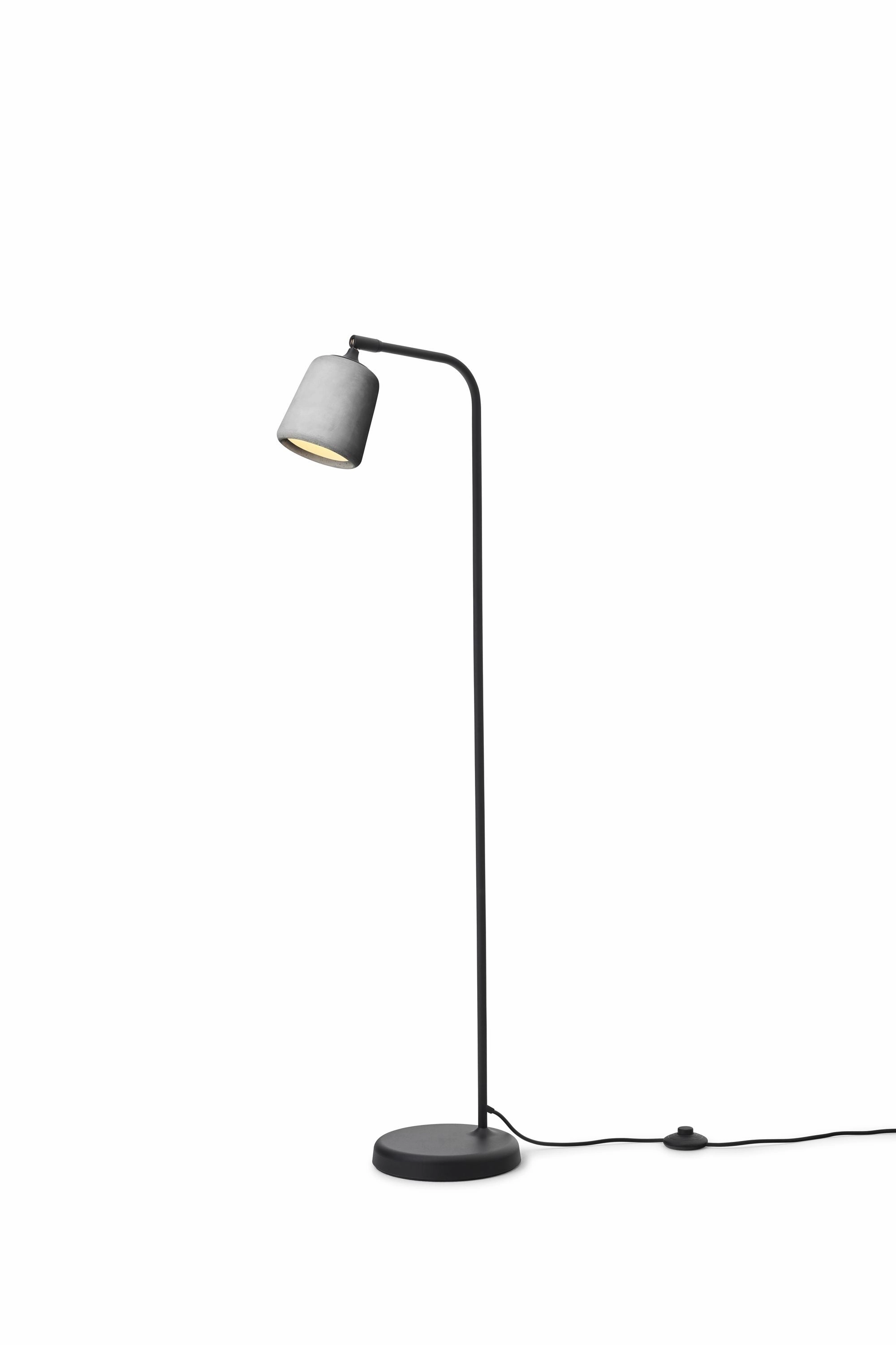 New Works Material Floor Lamp, Light Grey