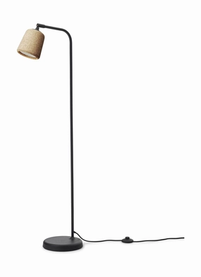 New Works Material Floor Lamp, Natural Cork garden LED light