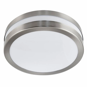 Newmark Outdoor & Porch Silver 2 Light Flush - 28cm simple ceiling design light