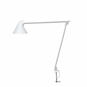 Njp Bord Hvid Med Bordklemme 3000 K - Skrivebordslampe decorative wall light fixture