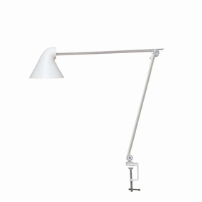 Njp Bord Hvid Med Bordklemme - Skrivebordslampe decorative wall light fixture