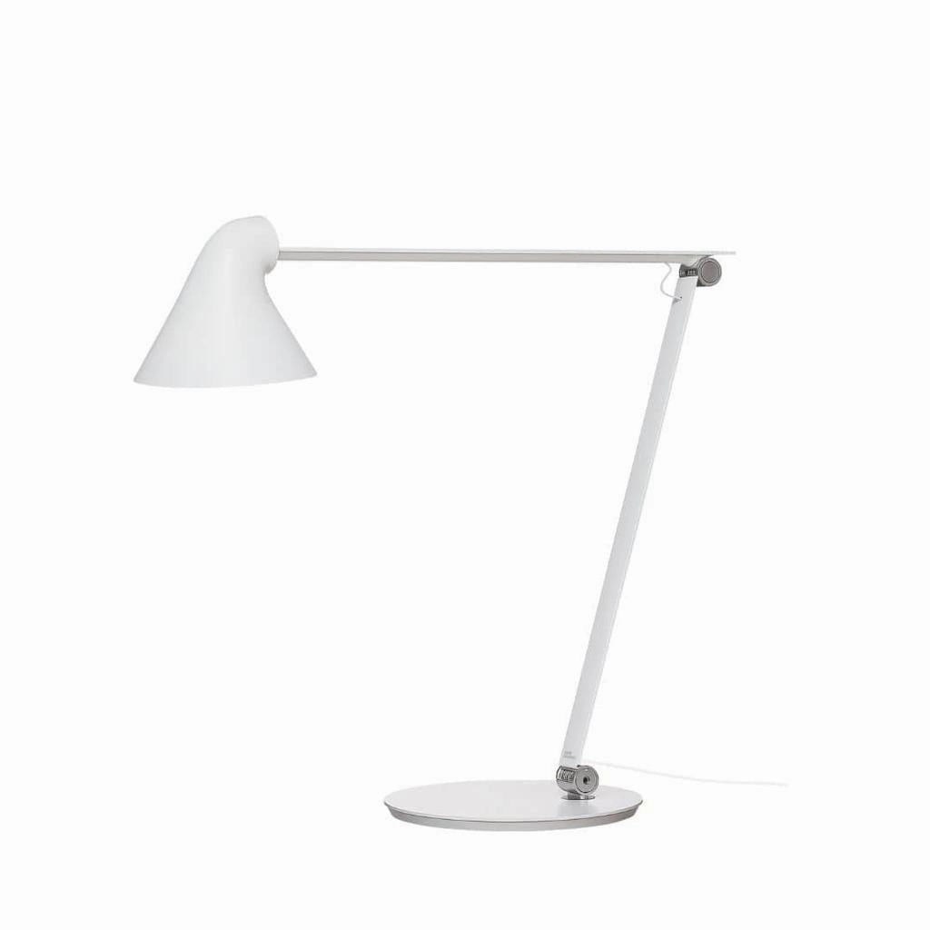 Njp Bord Hvid Med Fod 3000 K - Skrivebordslampe decorative wall light fixture
