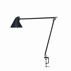 Njp Bord Sort Med Bordklemme - Skrivebordslampe decorative wall light fixture