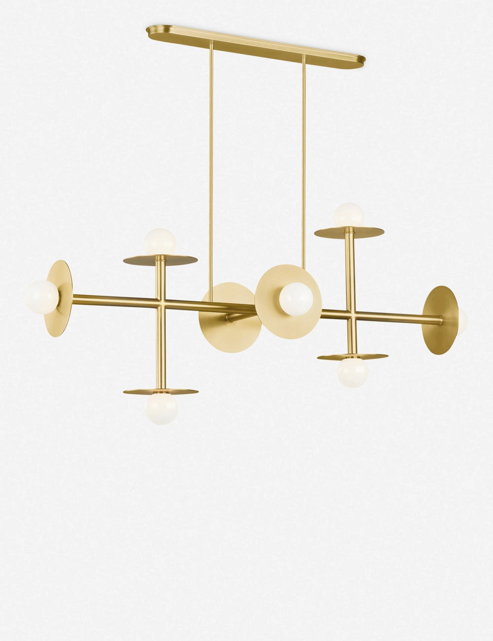 Nodes Large Linear Chandelier by Kelly Wearstler
