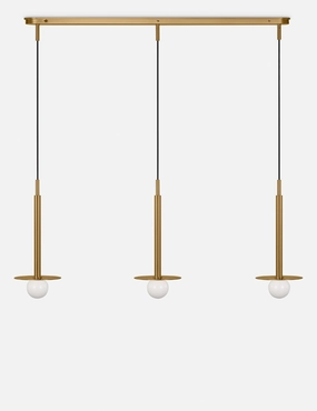 Nodes Linear Pendant by Kelly Wearstler flowerpot LED lamp