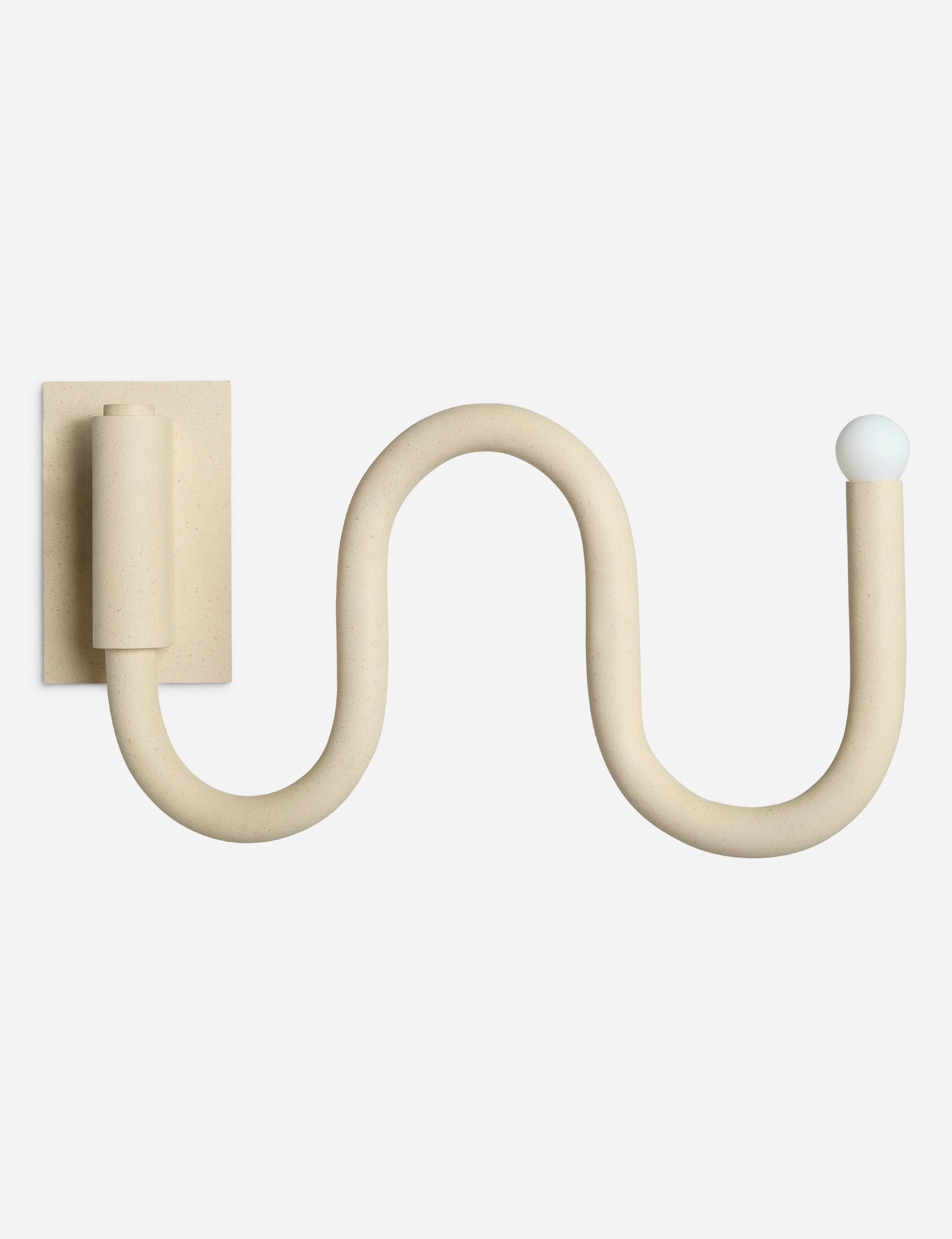Noor Swing Arm Sconce by Lolly Lolly Ceramics minimalist reading light