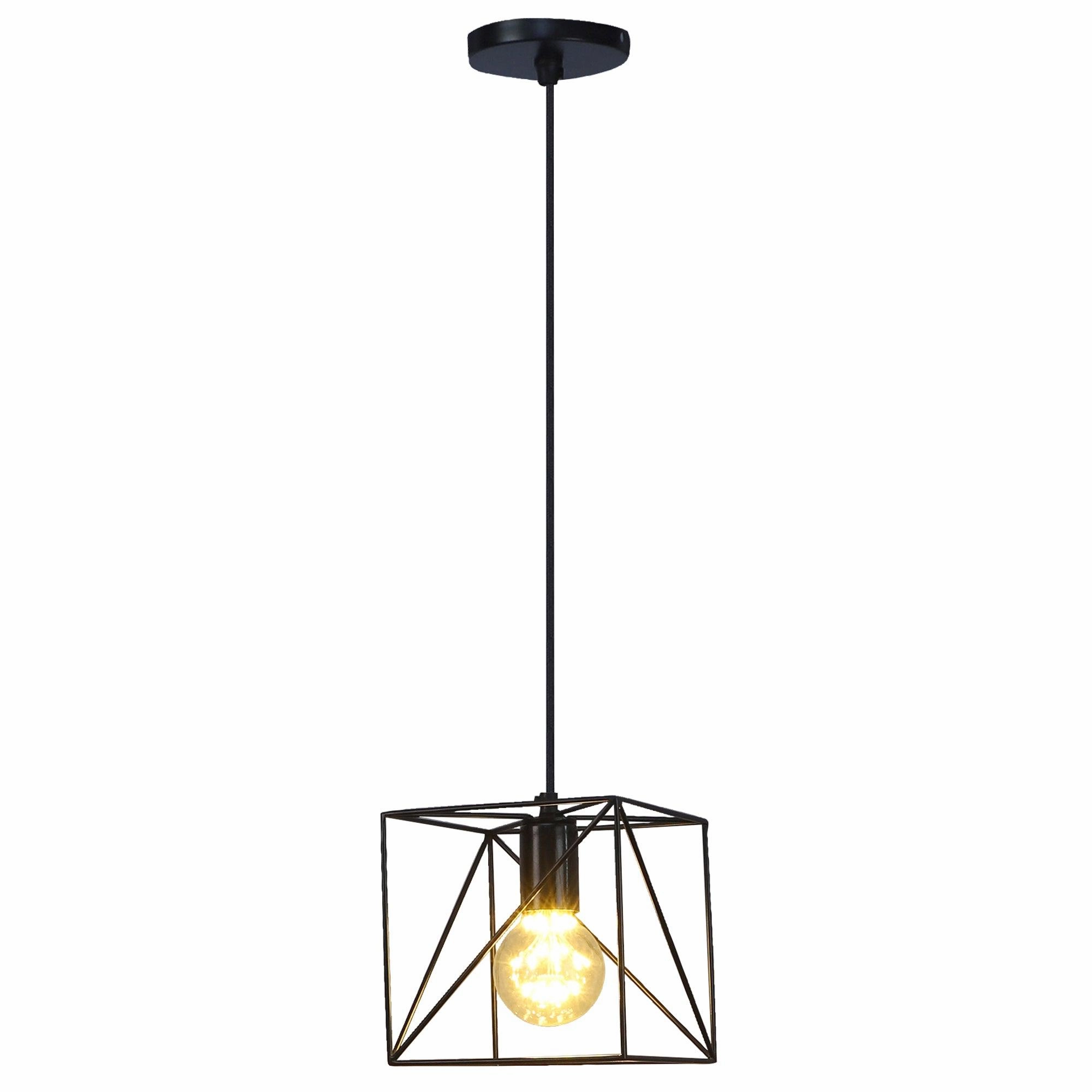 Nordic Black Vintage Metal Single Hanging Light By Ss Lightings