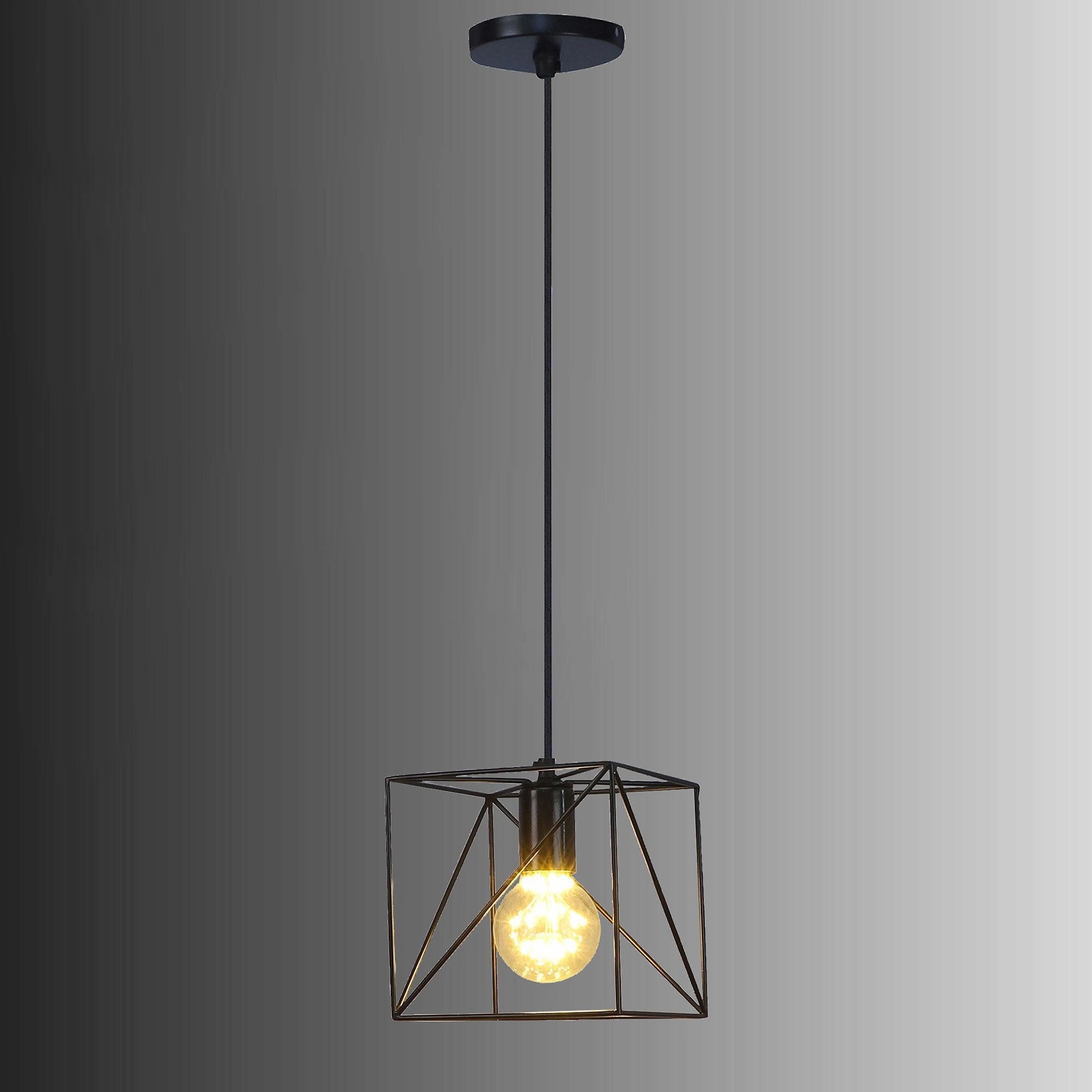 Nordic Black Vintage Metal Single Hanging Light By Ss Lightings