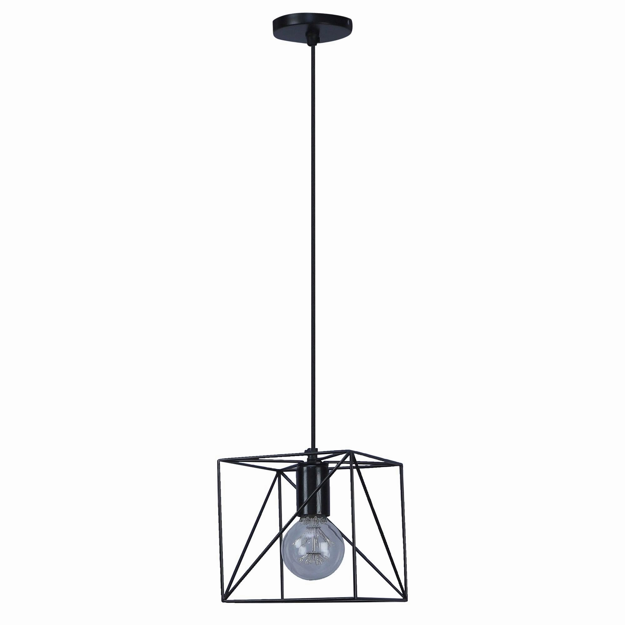 Nordic Black Vintage Metal Single Hanging Light By Ss Lightings